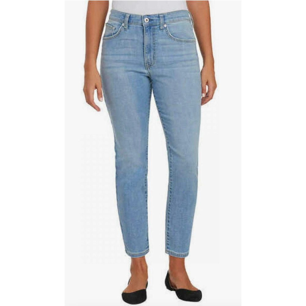 Ella Moss Jeans Women's 14/32 Blue Denim High Waist Slim Straight Ankle NWT